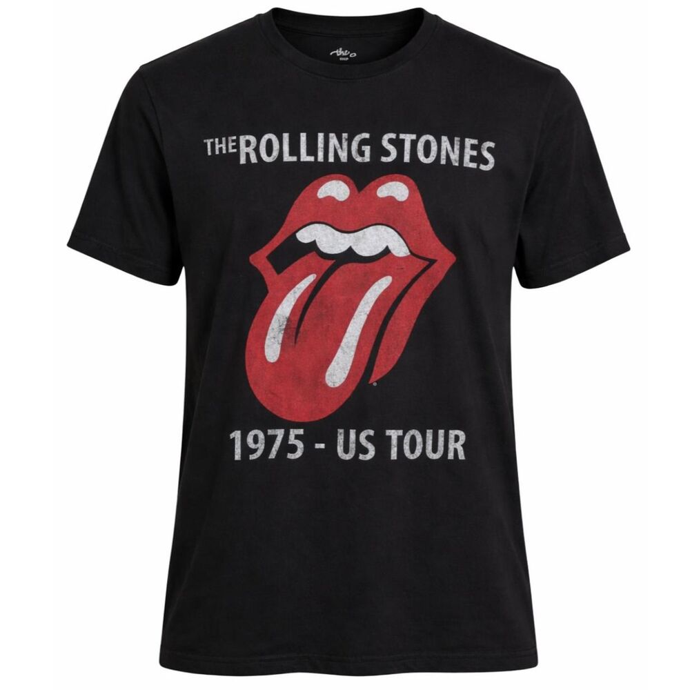 THE ROLLING STONES 1975 US TOUR BAND CONCERT CLASSIC EVERYDAY T-SHIRT SIZE SMALL